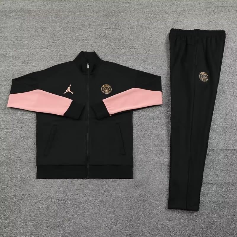 AAA(Thailand) PSG 24/25 Black Soccer Tracksuit 05