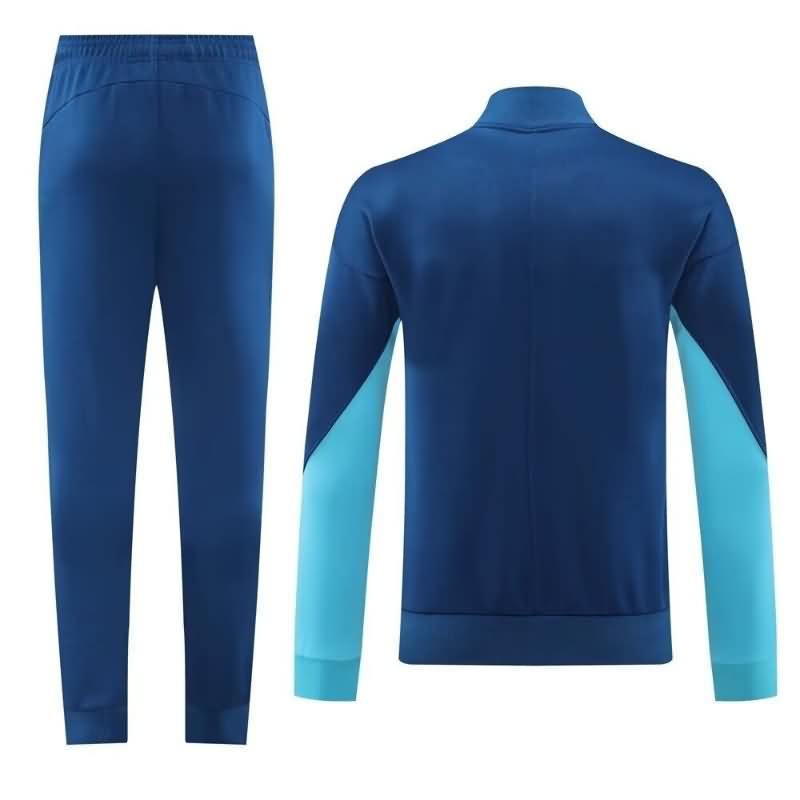 AAA(Thailand) Portugal 2024 Dark Blue Soccer Tracksuit