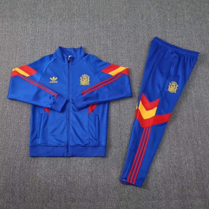 AAA(Thailand) Spain 2024 Blue Soccer Tracksuit