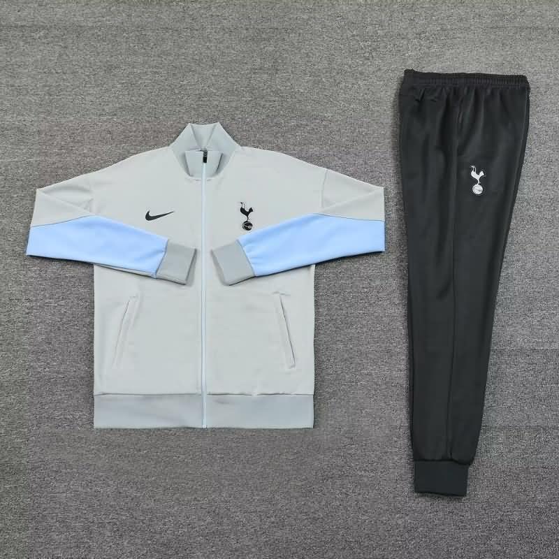 AAA(Thailand) Tottenham 24/25 Grey Soccer Tracksuit 02