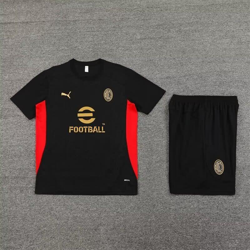 AAA(Thailand) AC Milan 24/25 Black Soccer Training Sets