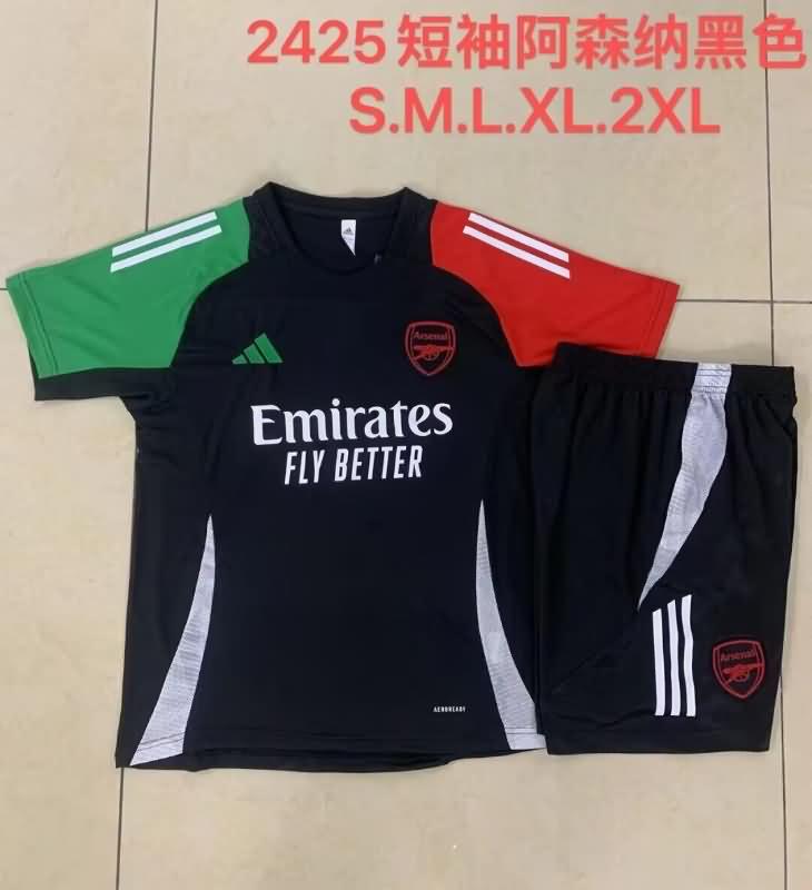 AAA(Thailand) Arsenal 24/25 Black Soccer Training Sets