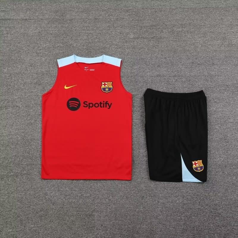 AAA(Thailand) Barcelona 24/25 Red Soccer Training Sets 02