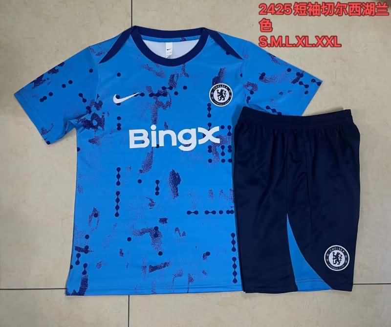 AAA(Thailand) Chelsea 24/25 Blue Soccer Training Sets