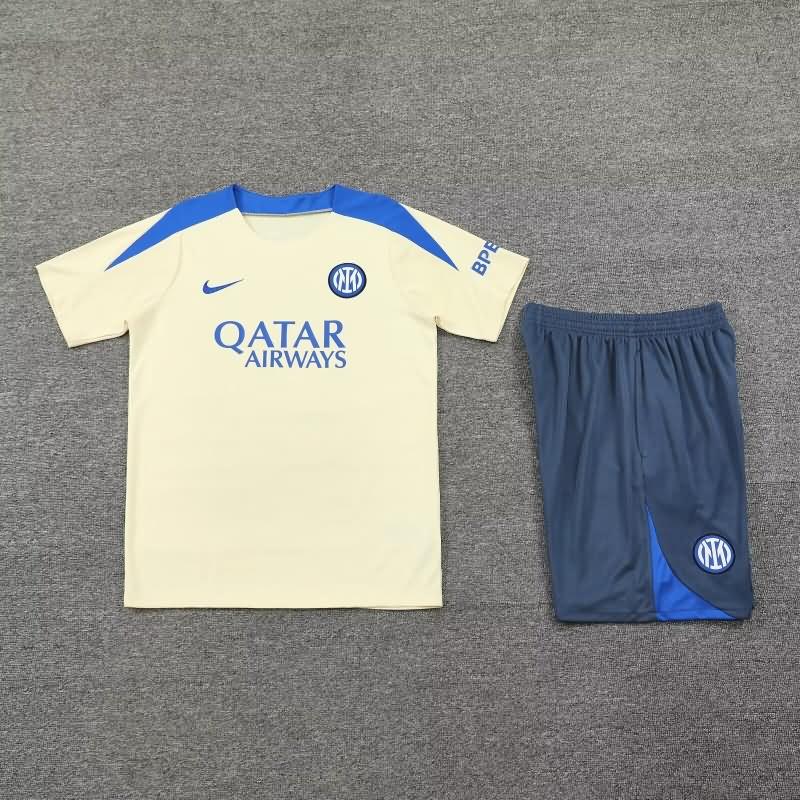 AAA(Thailand) Inter Milan 24/25 Cream Soccer Training Sets