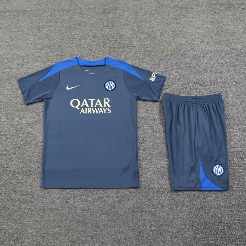 AAA(Thailand) Inter Milan 24/25 Grey Soccer Training Sets