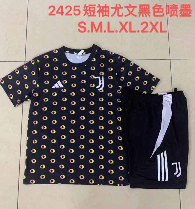 AAA(Thailand) Juventus 24/25 Black Soccer Training Sets