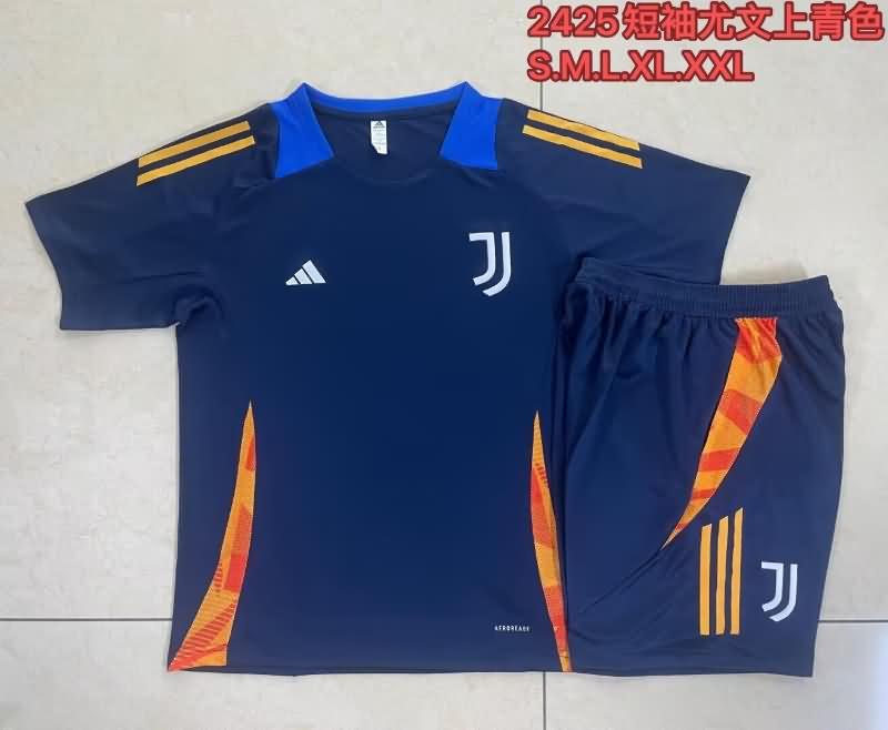 AAA(Thailand) Juventus 24/25 Dark Blue Soccer Training Sets