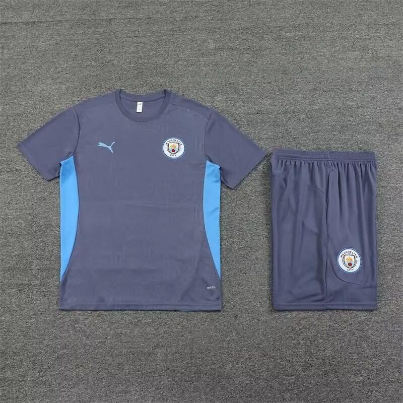 AAA(Thailand) Manchester City 24/25 Grey Soccer Training Sets