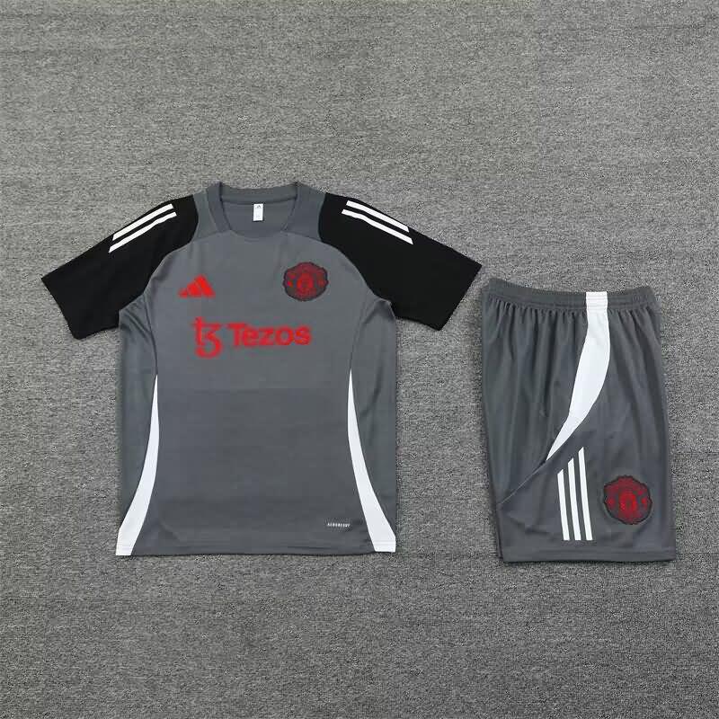 AAA(Thailand) Manchester United 24/25 Grey Soccer Training Sets