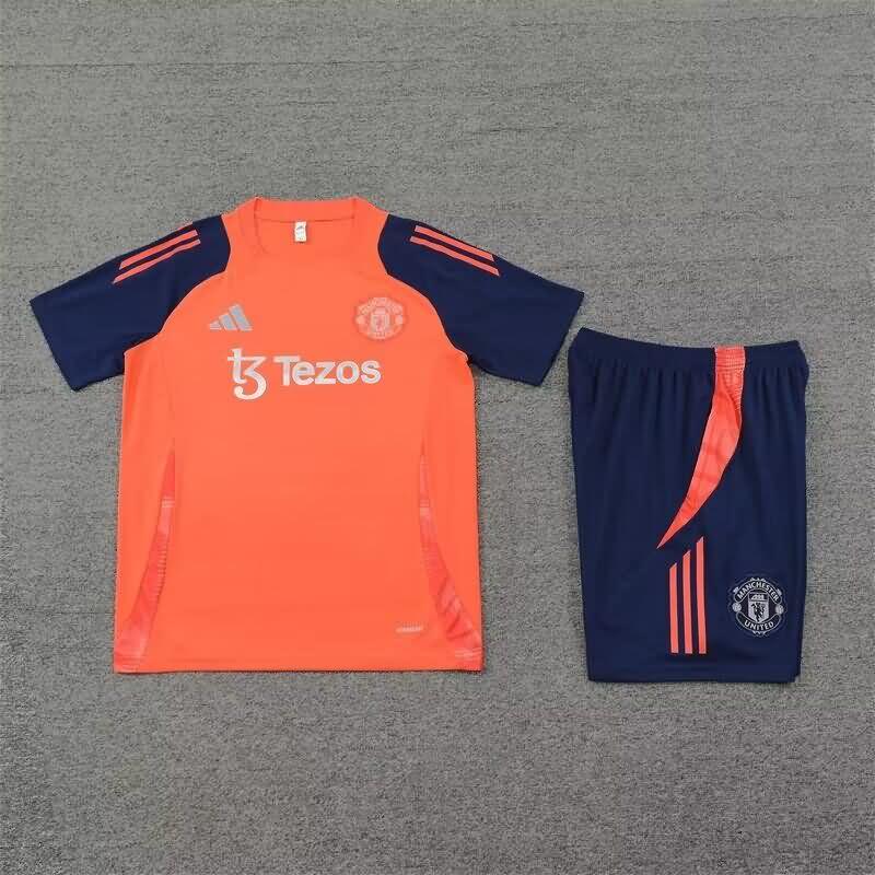 AAA(Thailand) Manchester United 24/25 Orange Soccer Training Sets