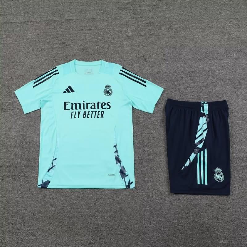 AAA(Thailand) Real Madrid 24/25 Light Blue Soccer Training Sets