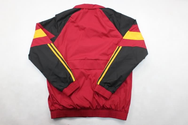 AAA(Thailand) AS Roma 24/25 Red Soccer Windbreaker