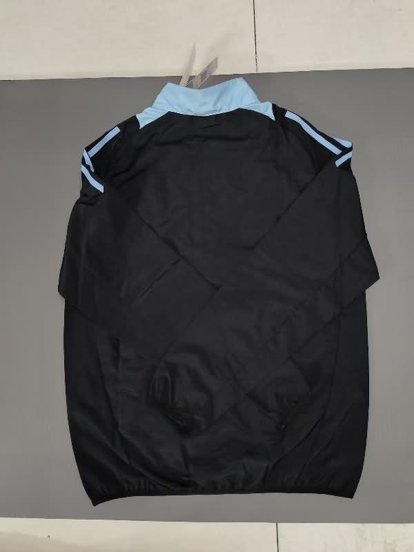 AAA(Thailand) Argentina 2024 Black Soccer Windbreaker