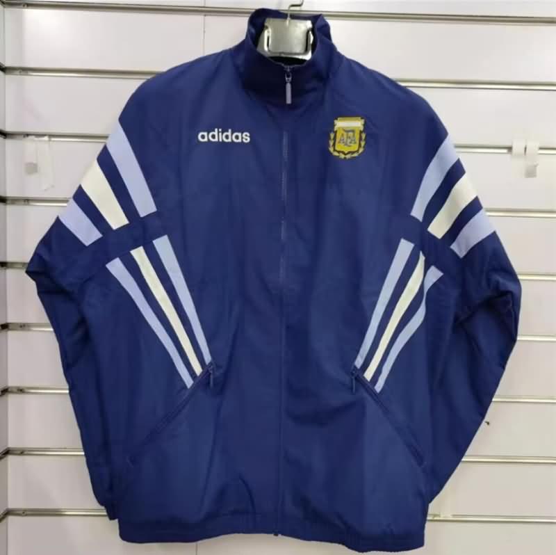 AAA(Thailand) Argentina 2024 Dark Blue Soccer Windbreaker