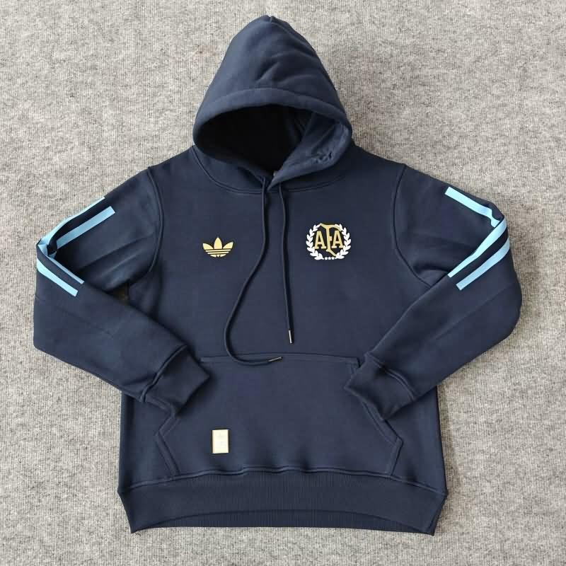 AAA(Thailand) Argentina 2024 Dark Blue Soccer Hoodies