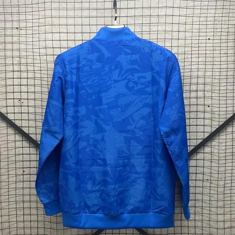 AAA(Thailand) Barcelona 24/25 Blue Soccer Windbreaker