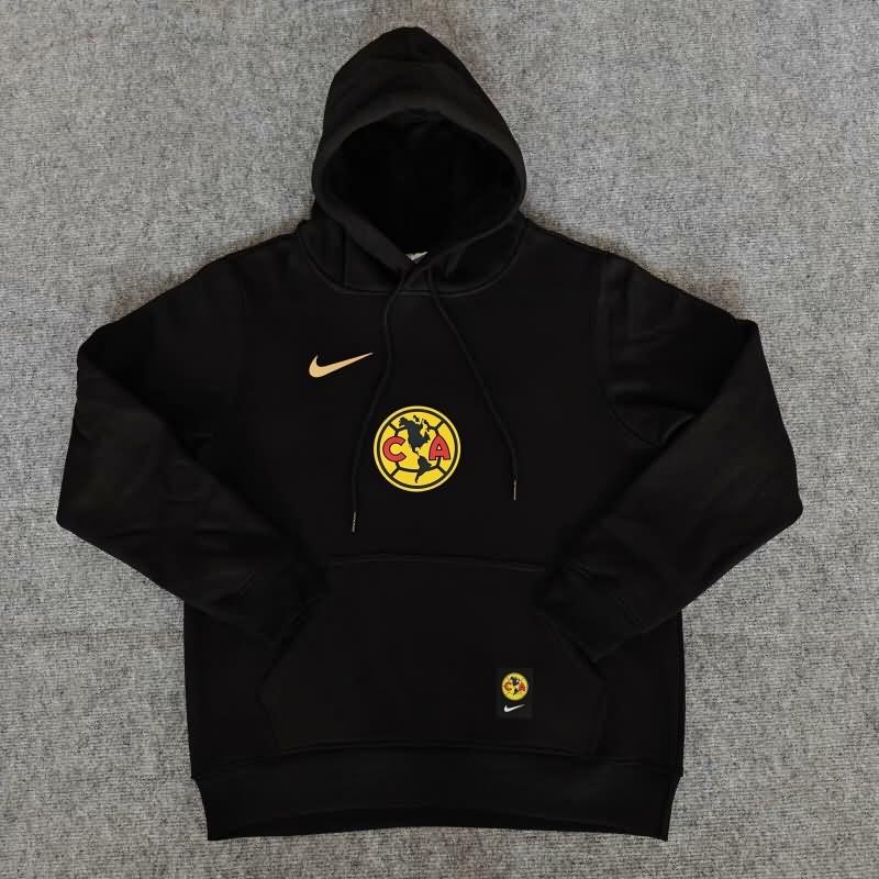 AAA(Thailand) Club America 2024 Black Soccer Hoodies