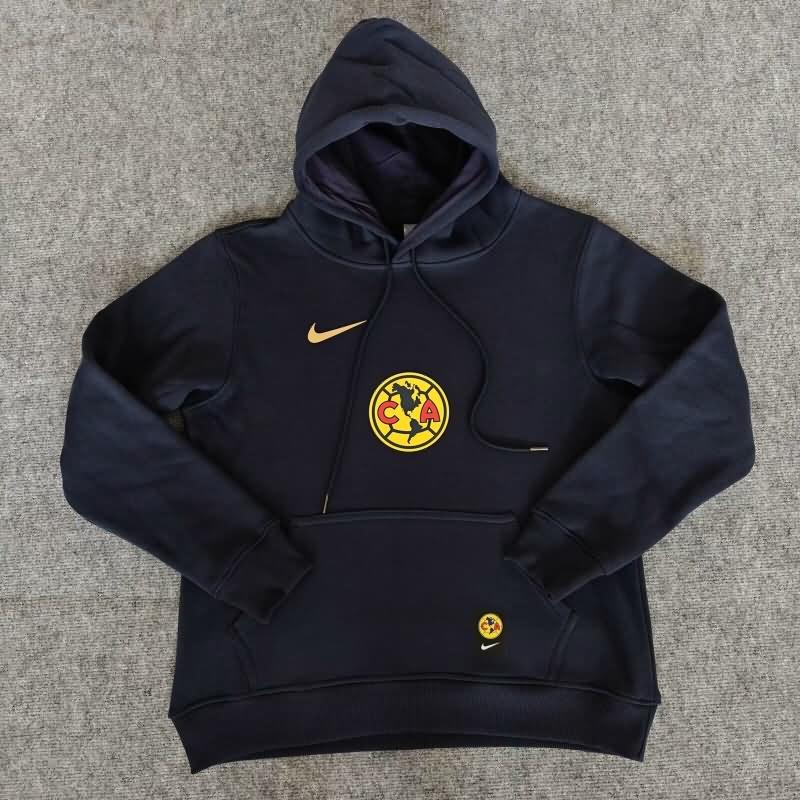 AAA(Thailand) Club America 2024 Dark Blue Soccer Hoodies