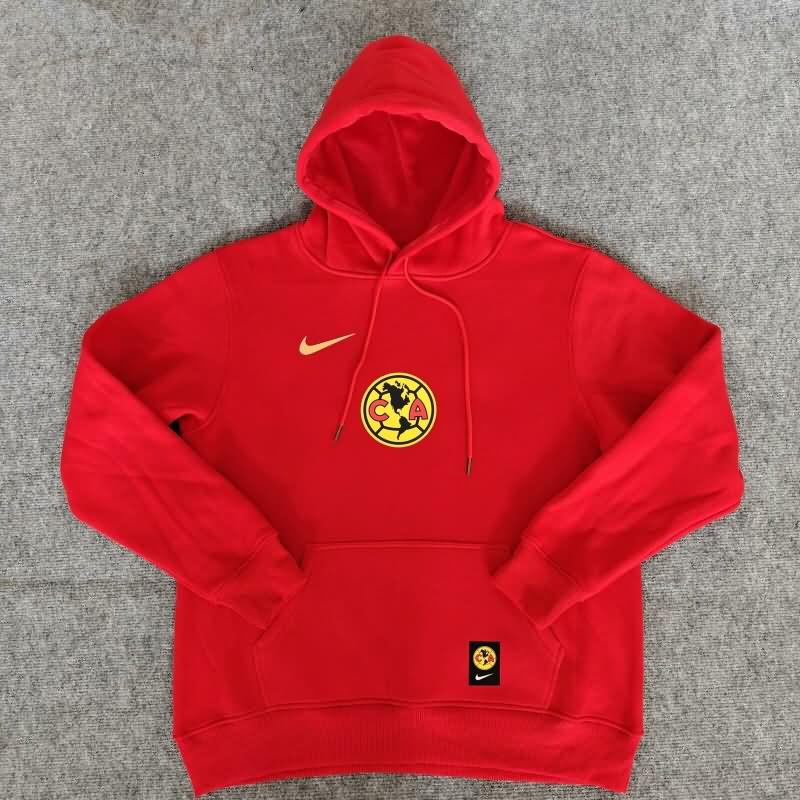 AAA(Thailand) Club America 2024 Red Soccer Hoodies