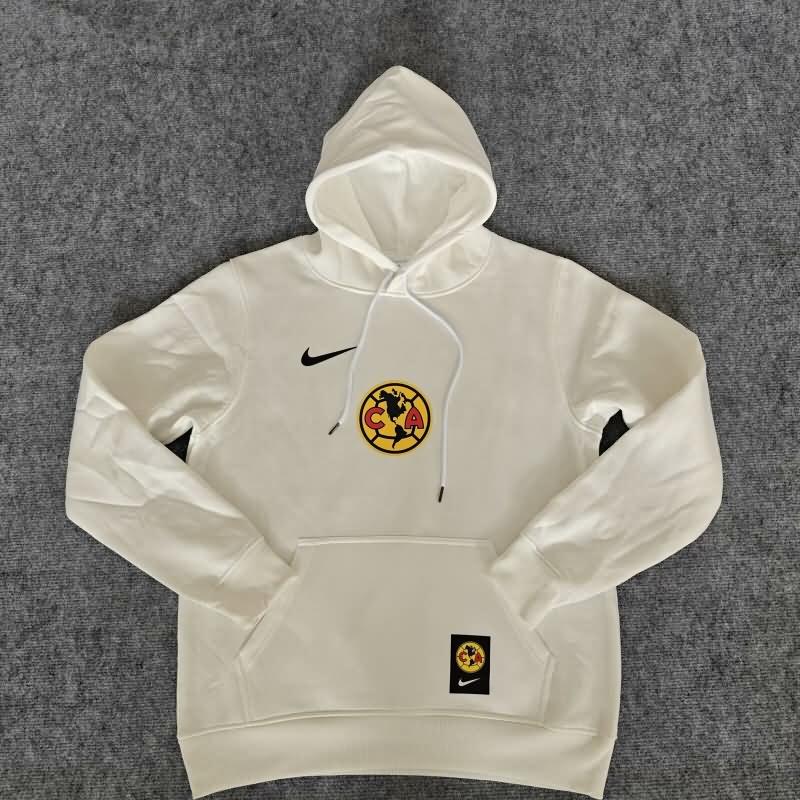 AAA(Thailand) Club America 2024 White Soccer Hoodies