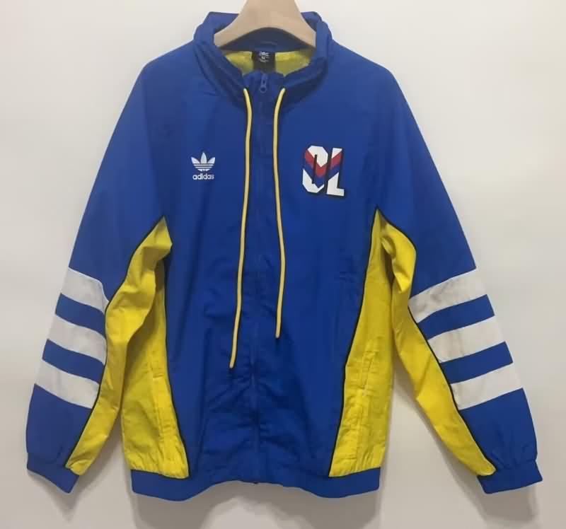 AAA(Thailand) Lyon 24/25 Blue Soccer Windbreaker