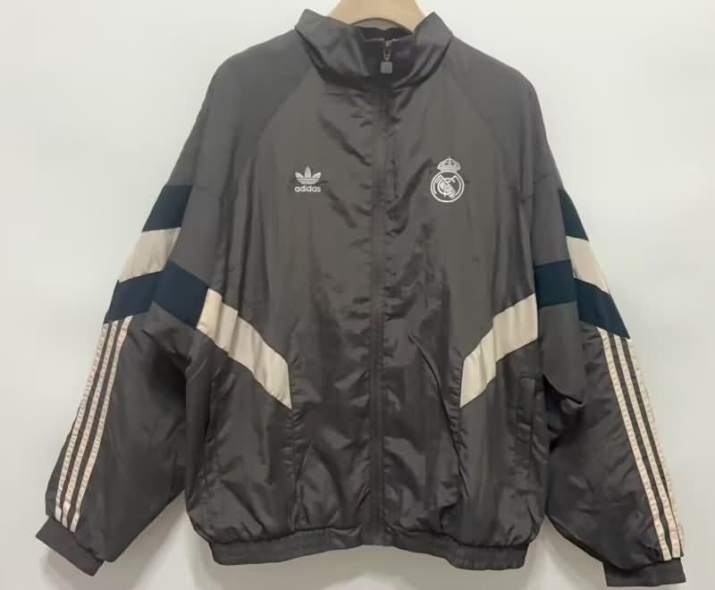 AAA(Thailand) Real Madrid 24/25 Green Soccer Windbreaker