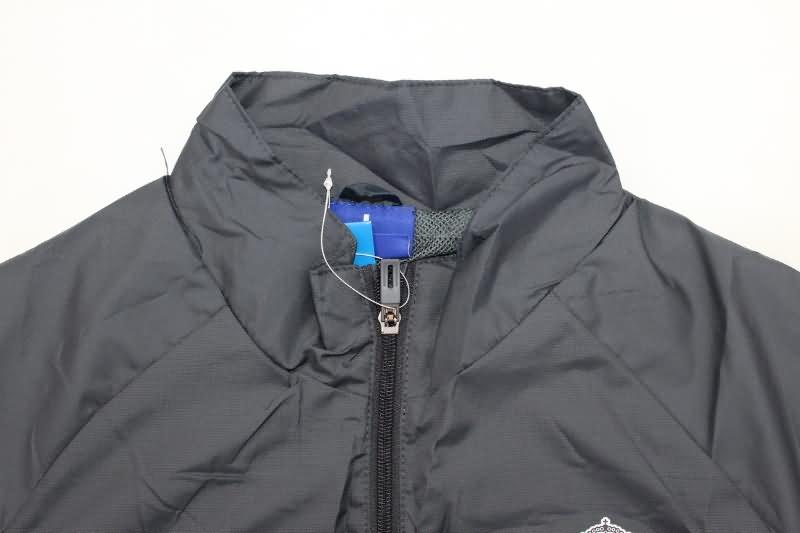 AAA(Thailand) Real Madrid 24/25 Grey Soccer Windbreaker