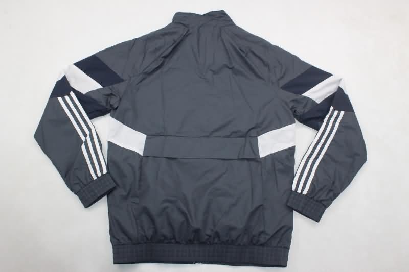 AAA(Thailand) Real Madrid 24/25 Grey Soccer Windbreaker