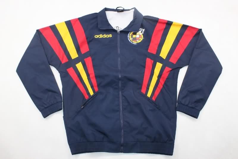 AAA(Thailand) Spain 2024 Dark Blue Soccer Windbreaker