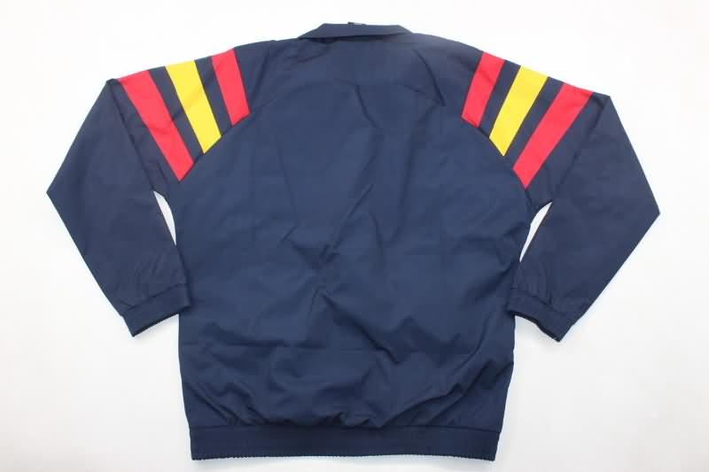 AAA(Thailand) Spain 2024 Dark Blue Soccer Windbreaker