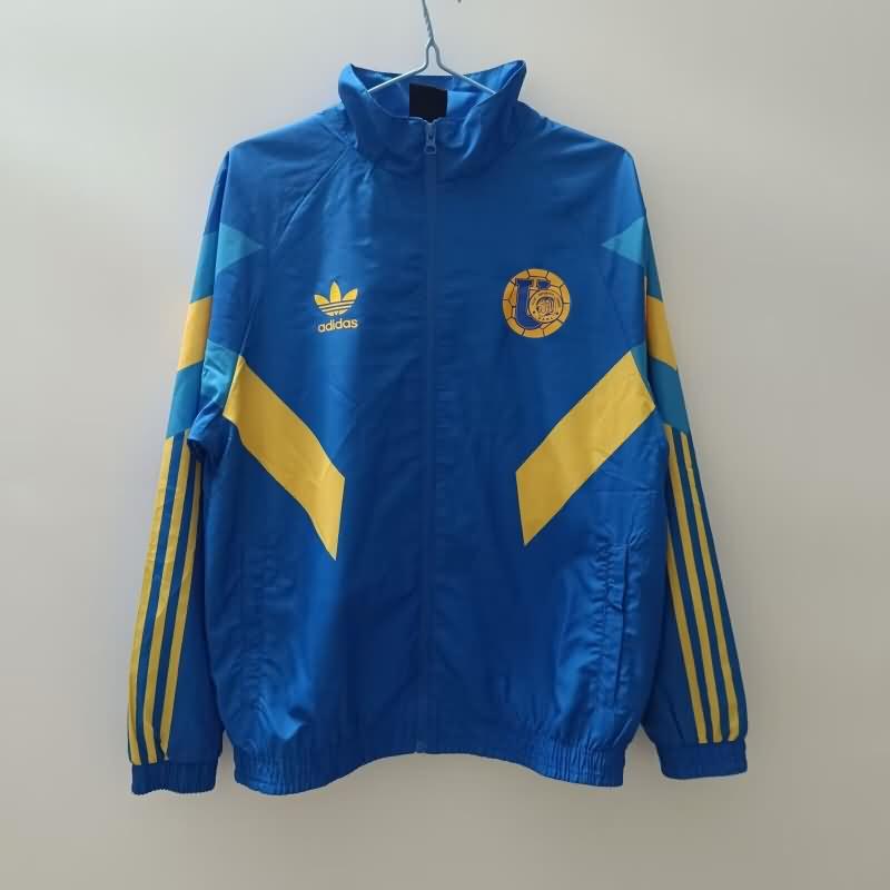 AAA(Thailand) Tigres UANL 24/25 Blue Soccer Windbreaker