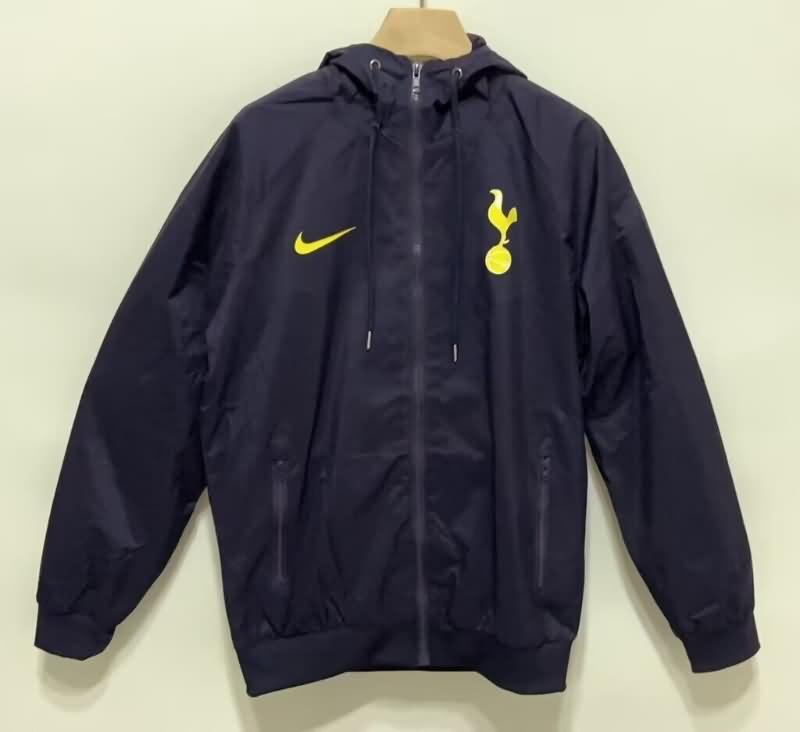 AAA(Thailand) Tottenham Hotspur 24/25 Black Soccer Windbreaker