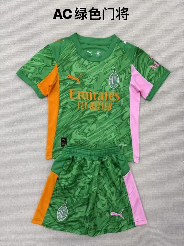 AC Milan 25/26 Goalkeeper Green Soccer Jersey AC Milan 25/26 Goalkeeper Green Soccer Jersey
