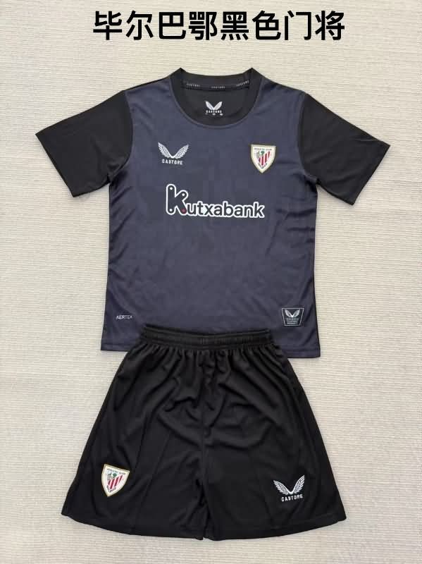 Athletic Bilbao 25/26 Goalkeeper Black Soccer Jersey Athletic Bilbao 25/26 Goalkeeper Black Soccer Jersey