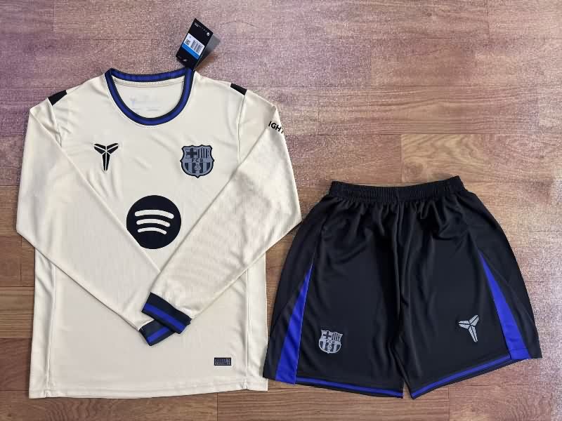 Barcelona 25/26 Away Long Sleeve Soccer Jersey Barcelona 25/26 Away Long Sleeve Soccer Jersey