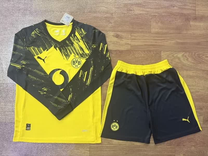 Dortmund 25/26 Home Long Sleeve Soccer Jersey Dortmund 25/26 Home Long Sleeve Soccer Jersey