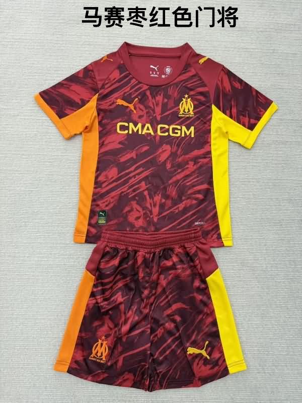 Marseilles 25/26 Goalkeeper Red Soccer Jersey Marseilles 25/26 Goalkeeper Red Soccer Jersey