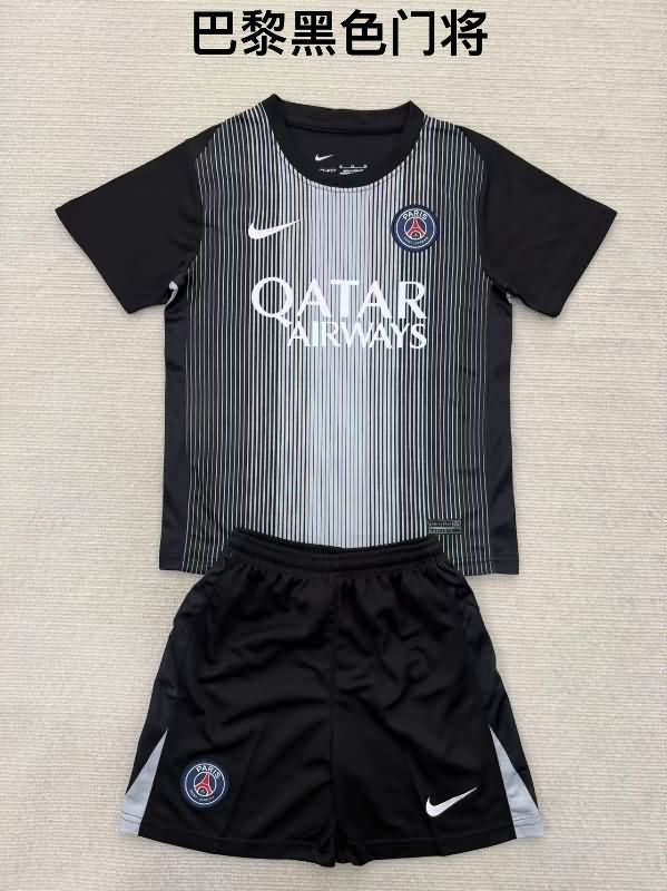 Paris St German 25/26 Goalkeeper Black Soccer Jersey Paris St German 25/26 Goalkeeper Black Soccer Jersey