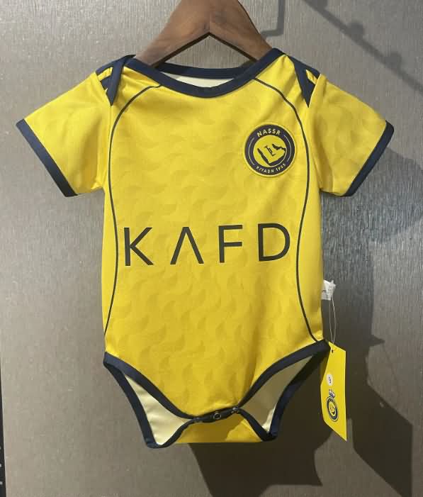 AAA(Thailand) Al Nassr FC 25/26 Home Baby Soccer Jerseys AAA(Thailand) Al Nassr FC 25/26 Home Baby Soccer Jerseys