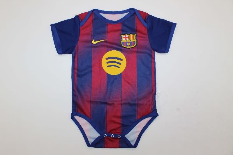 AAA(Thailand) Barcelona 25/26 Home Baby Soccer Jerseys AAA(Thailand) Barcelona 25/26 Home Baby Soccer Jerseys