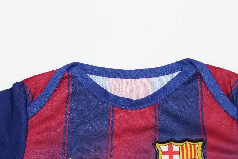 AAA(Thailand) Barcelona 25/26 Home Baby Soccer Jerseys