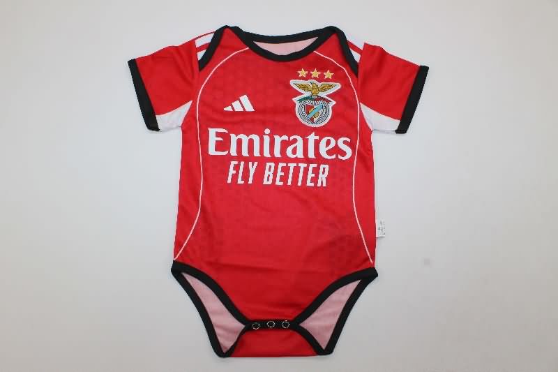 AAA(Thailand) Benfica 25/26 Home Baby Soccer Jerseys AAA(Thailand) Benfica 25/26 Home Baby Soccer Jerseys