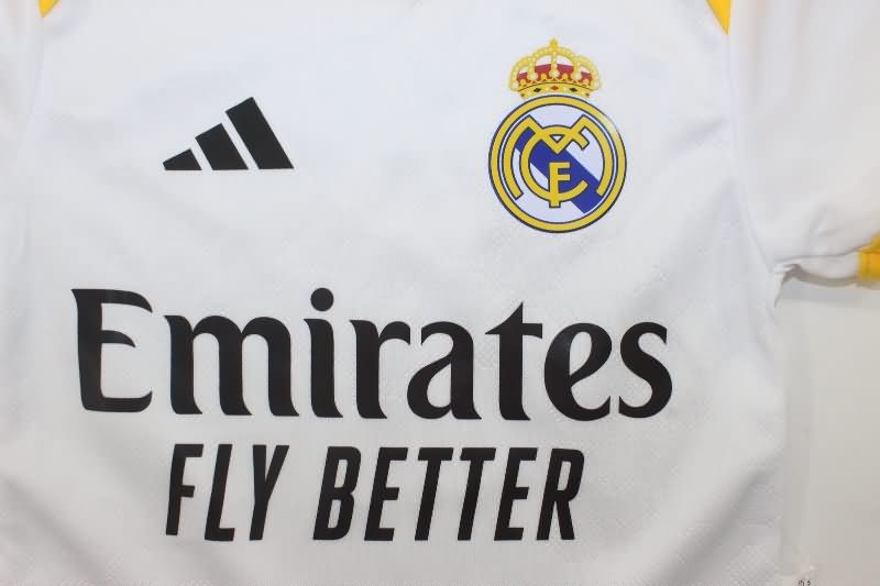 AAA(Thailand) Real Madrid 25/26 Home Baby Soccer Jerseys