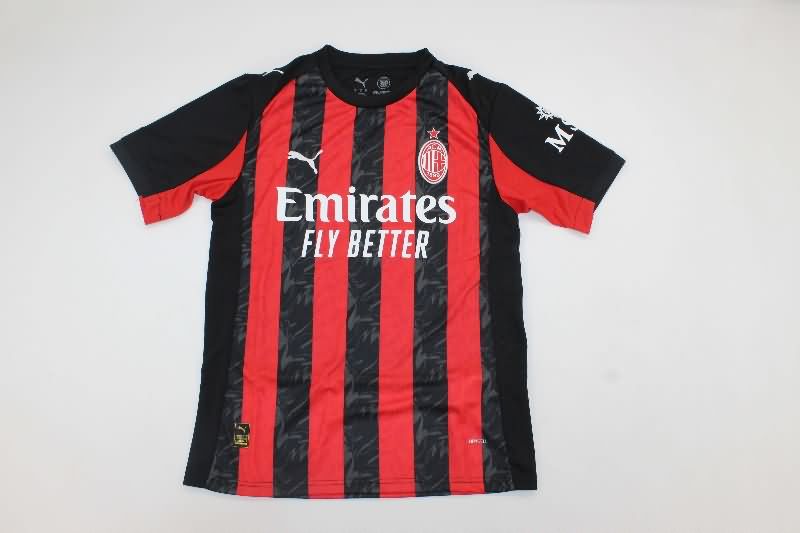 AAA(Thailand) AC Milan 25/26 Home Soccer Jersey AAA(Thailand) AC Milan 25/26 Home Soccer Jersey