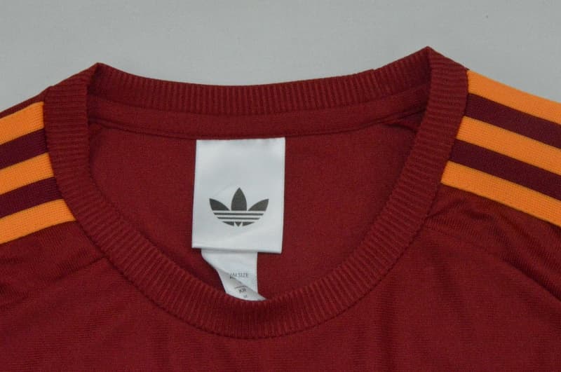 AAA(Thailand) AS Roma 25/26 Red Long Sleeve Soccer Jersey
