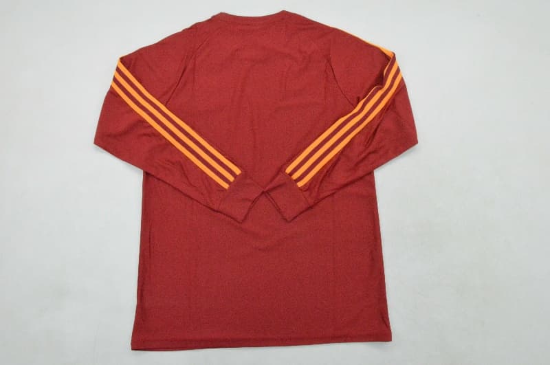 AAA(Thailand) AS Roma 25/26 Red Long Sleeve Soccer Jersey