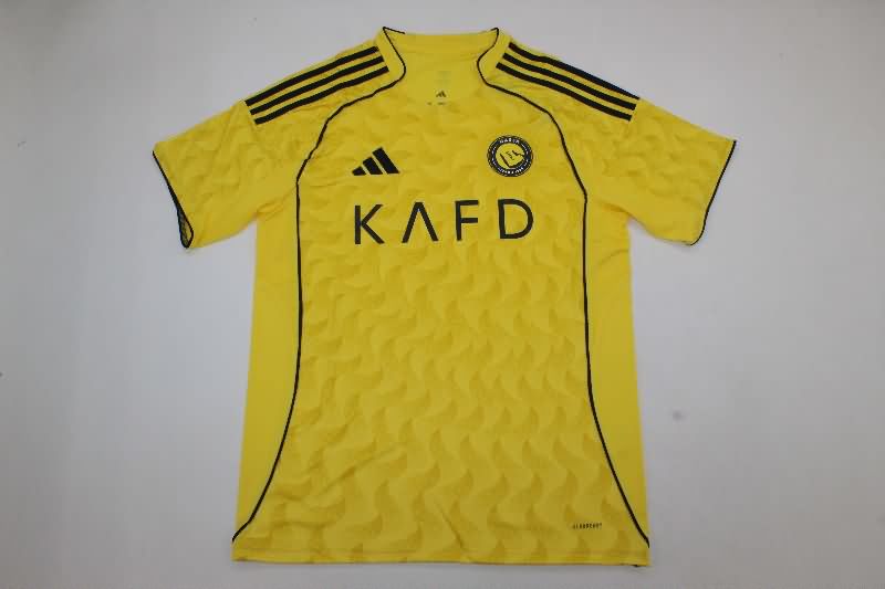 AAA(Thailand) Al Nassr FC 25/26 Home Soccer Jersey AAA(Thailand) Al Nassr FC 25/26 Home Soccer Jersey