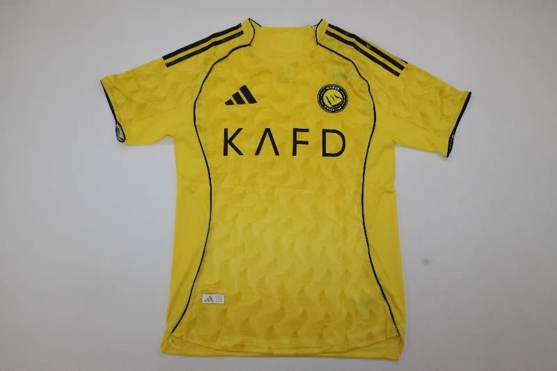 AAA(Thailand) Al Nassr FC 25/26 Home Soccer Jersey (Player) AAA(Thailand) Al Nassr FC 25/26 Home Soccer Jersey (Player)
