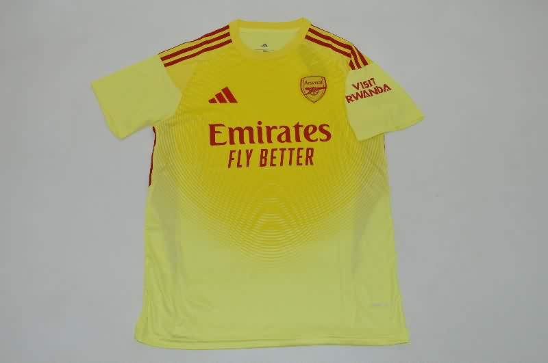AAA(Thailand) Arsenal 25/26 Goalkeeper Yellow Soccer Jersey AAA(Thailand) Arsenal 25/26 Goalkeeper Yellow Soccer Jersey